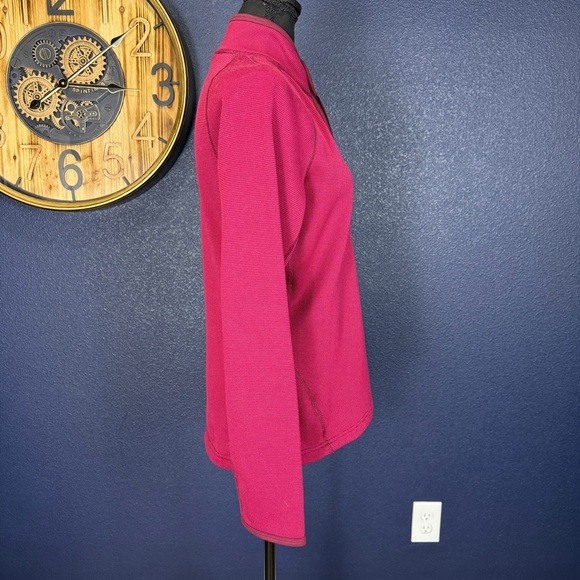 The North Face Magenta Half Zip Pullover, Size Medium - Picture 6 of 9